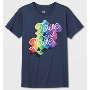 NEW Pride Adult Short Sleeve T-shirt "Love is Love"